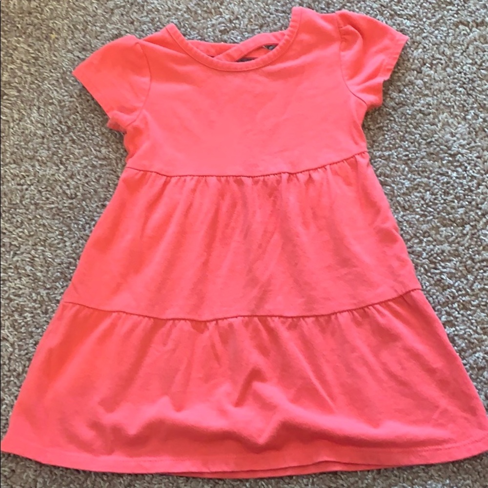 Tiered cross back dress